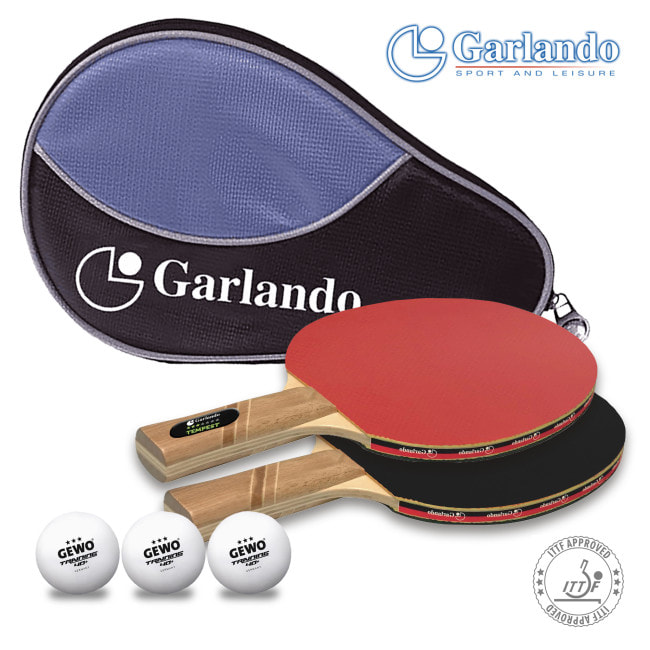 Набор для настольного тенниса Garlando Tempest 2 Bats 3 Balls (2C4-115-1)