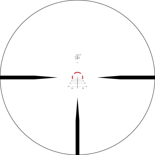 Оптический прицел Vortex Strike Eagle 1-6x24 AR-BDC3 (MOA) (SE-1624-2)
