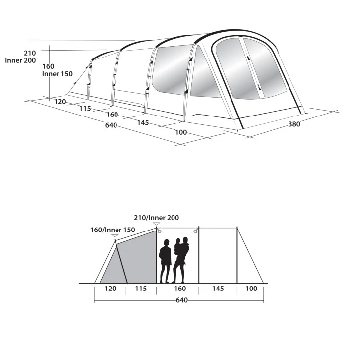 Палатка Outwell Tent Collingwood 6 (111065)