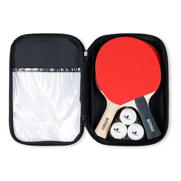 Набор для настольного тенниса Butterfly Racket Set Easy 2 Bats 3 Balls (6257623202)