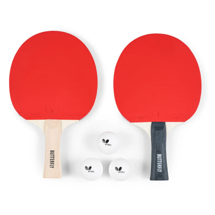 Набор для настольного тенниса Butterfly Racket Set Easy 2 Bats 3 Balls (6257623202)