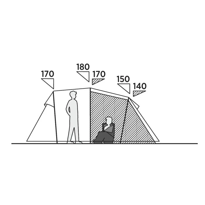 Палатка четырехместная Easy Camp Hidra 4 (120490)