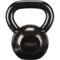 Гиря чугунная Toorx 20 кг с резиновой подставкой Black (KGV-20)