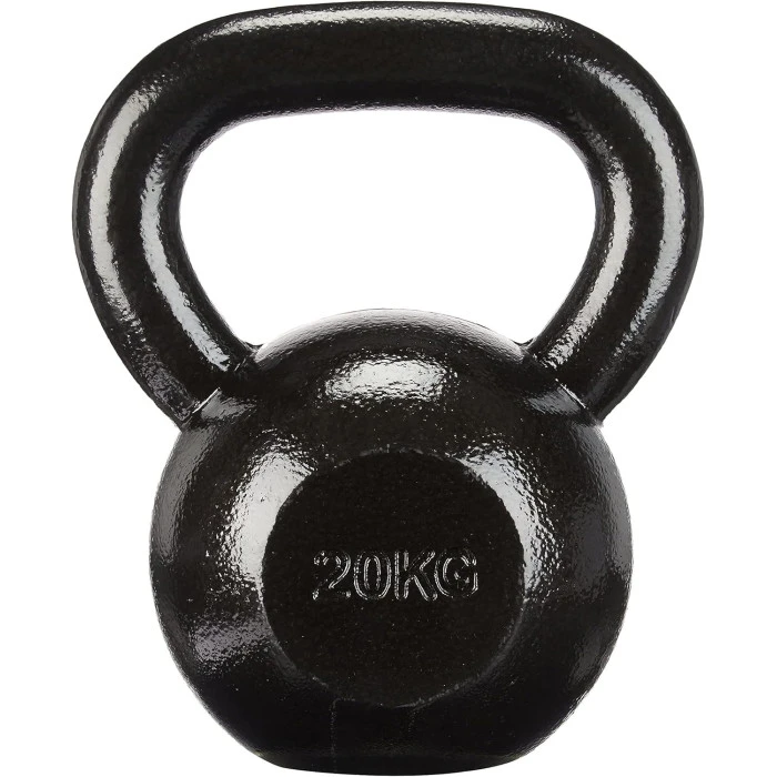 Гиря чугунная Toorx 20 кг с резиновой подставкой Black (KGV-20)