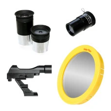 Телескоп Bresser Pollux 150/750 EQ3 Solar Carbon с солнечным фильтром и адаптером для смартфона (4650750)