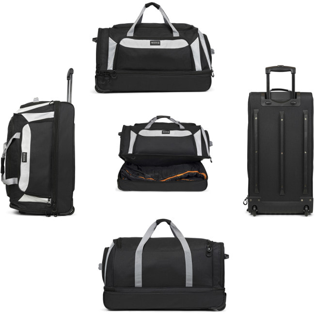 Сумка дорожня на колесах TravelZ Wheelbag Doubleloader black 96L (603098)