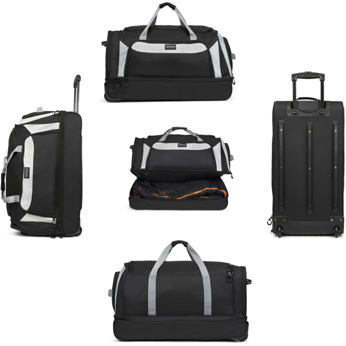 Сумка дорожня на колесах TravelZ Wheelbag Doubleloader black 96L (603098)