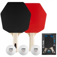 Набір для настільного тенісу Stiga Sonic V2 Cybershape 2 Bats 3 Balls (1210-1206-35)