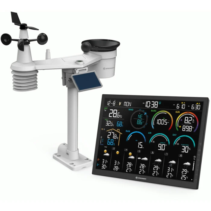 Метеостанція Bresser 4CAST 18,5" WiFi Weather Station 8-in-1 (15197)