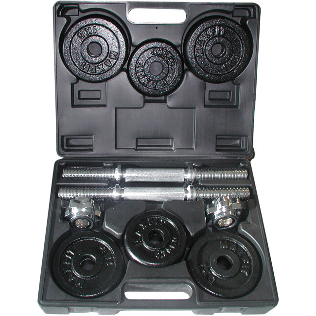 Гантели сборные Toorx 15 кг с кейсом (VAL-15DGN)