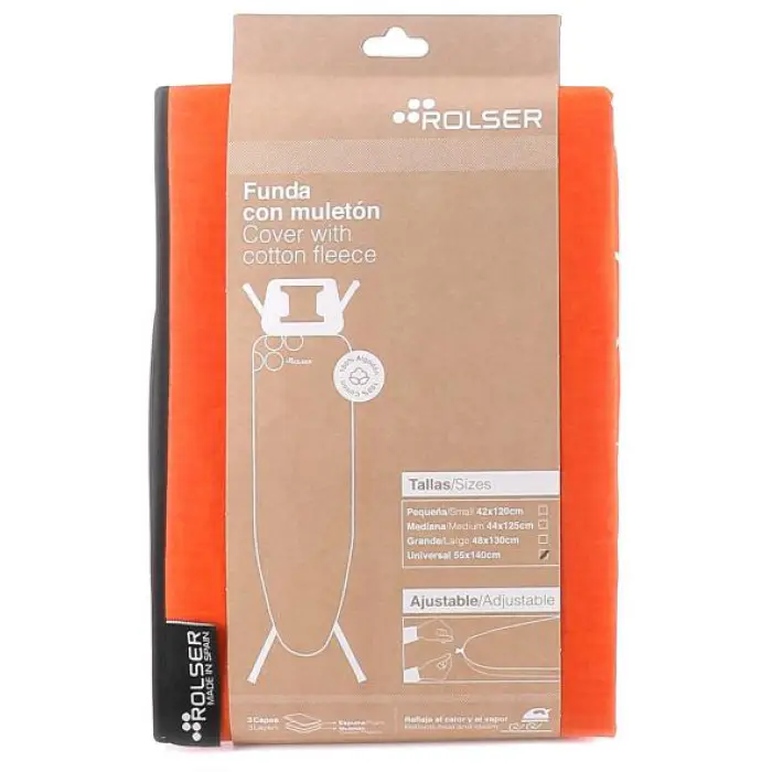 Чехол для гладильной доски Rolser Muleton Mandarina 140 x 55 см (FUR004-2089)