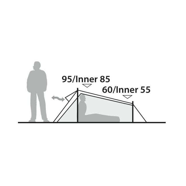 Палатка одноместная Robens Cress 1 Pro (130397)