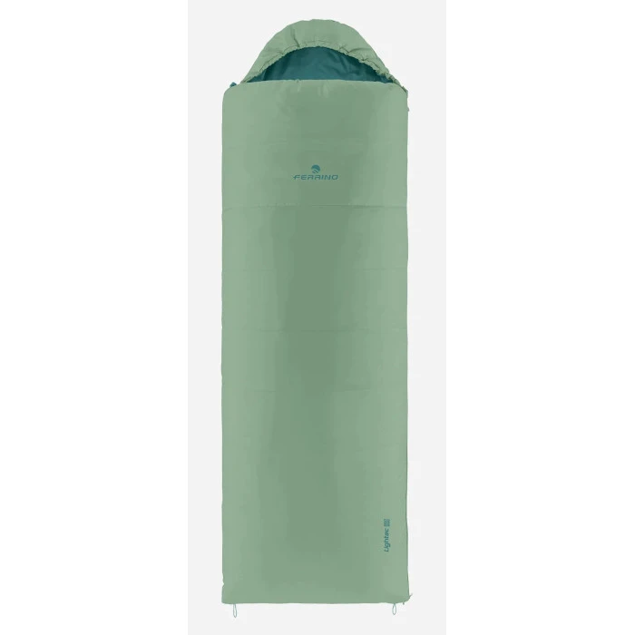 Спальный мешок Ferrino Lightec SSQ 950 +5°C Green Left (86652QVVS)