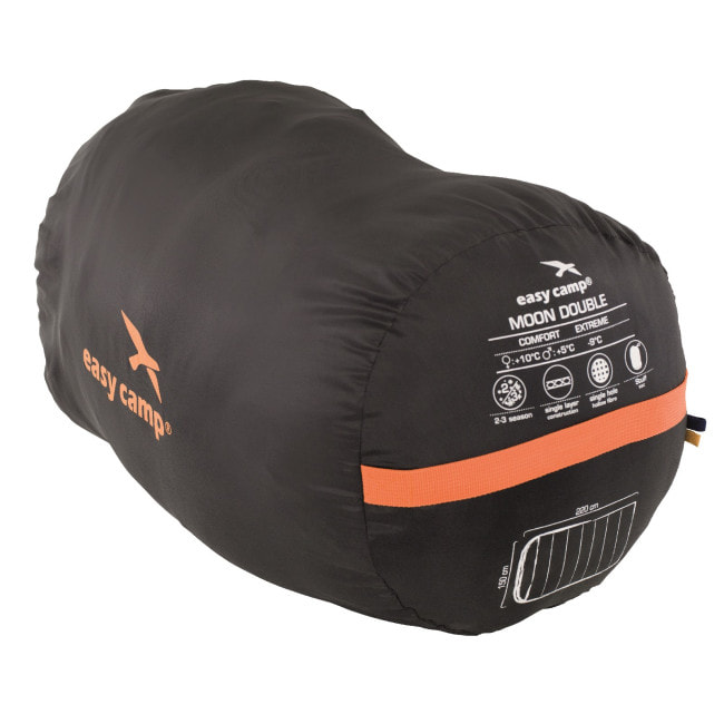 Спальный мешок Easy Camp Moon Double/+5°C Blue Right (240155)