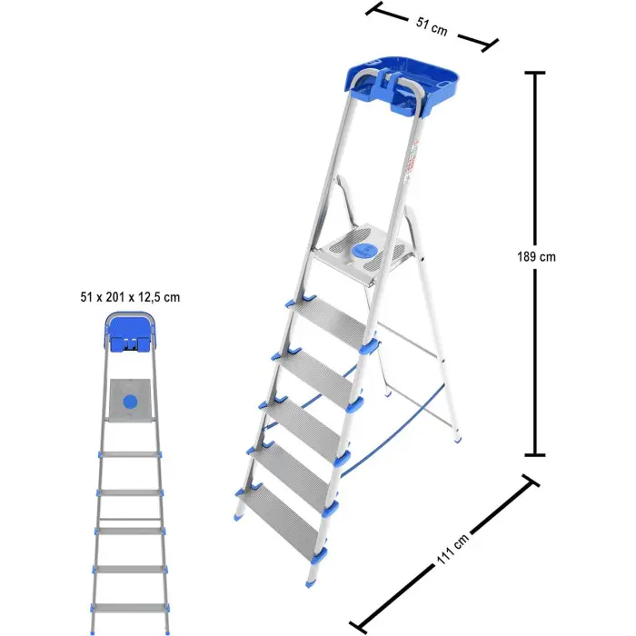 Драбина Colombo Atlantica 6 щаблів (S112A06P)