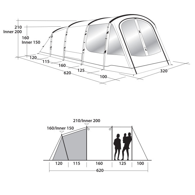 Палатка Outwell Tent Collingwood 5 (111064)