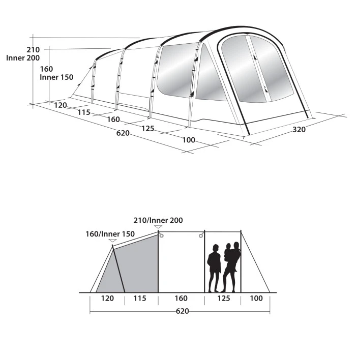 Палатка Outwell Tent Collingwood 5 (111064)