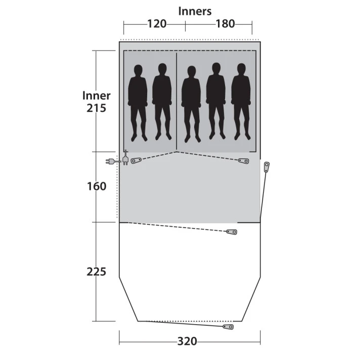 Палатка Outwell Tent Collingwood 5 (111064)