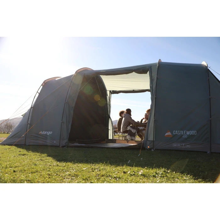 Палатка четырехместная Vango Castlewood 400 Package Mineral Green (TETCSLWOD000001)