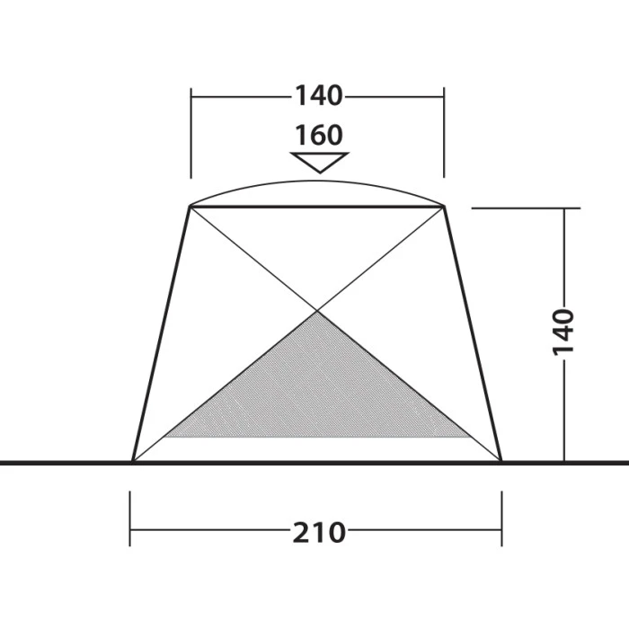 Палатка пляжная Outwell Beach Shelter Compton Blue (111230)