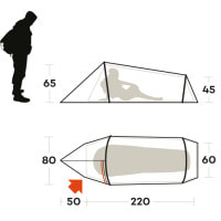 Палатка одноместная Ferrino Sling 1 Blue (99122NBB)