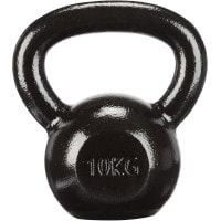 Гиря чавунна Toorx 10 кг з гумовою підставкою Black (KGV-10)