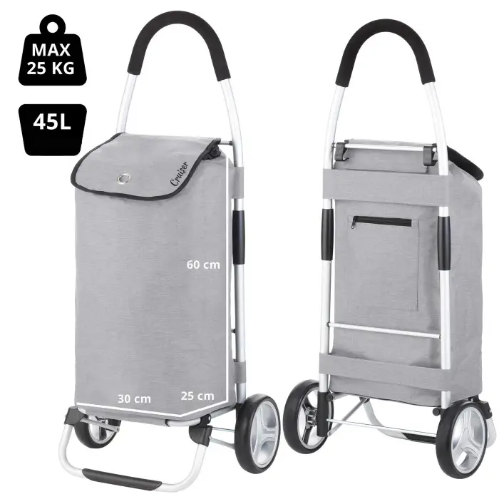 Сумка-тележка ShoppingCruiser Foldable 45 Grey (604360)