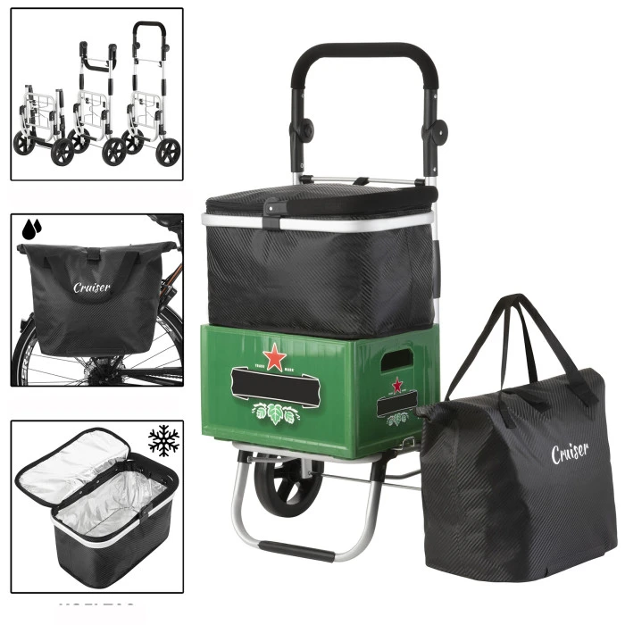 Сумка-тележка ShoppingCruiser 4 in 1 Black (650066)