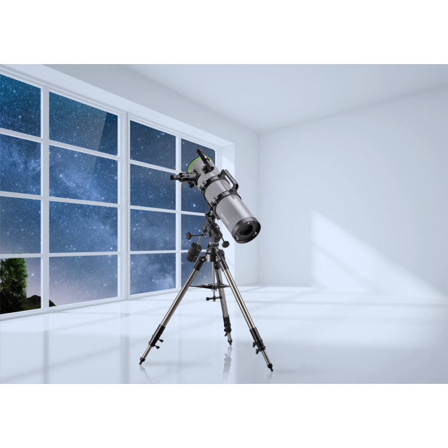 Телескоп Bresser Space Explorer 150/750 EQ3 с адаптером для смартфона (9621813)