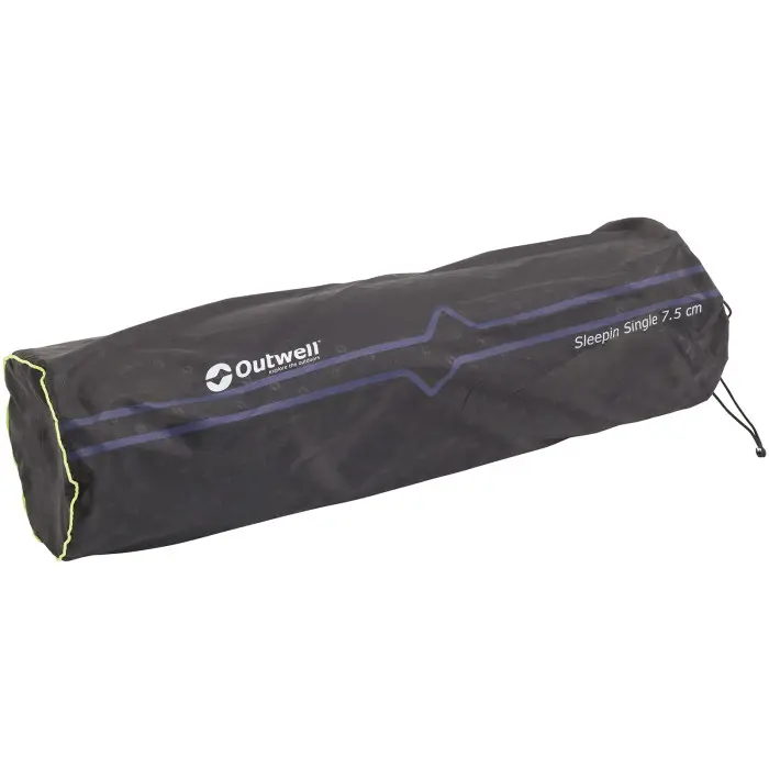 Коврик самонадувающий Outwell Self-inflating Mat Sleepin Single 7.5 cm Black (400017)