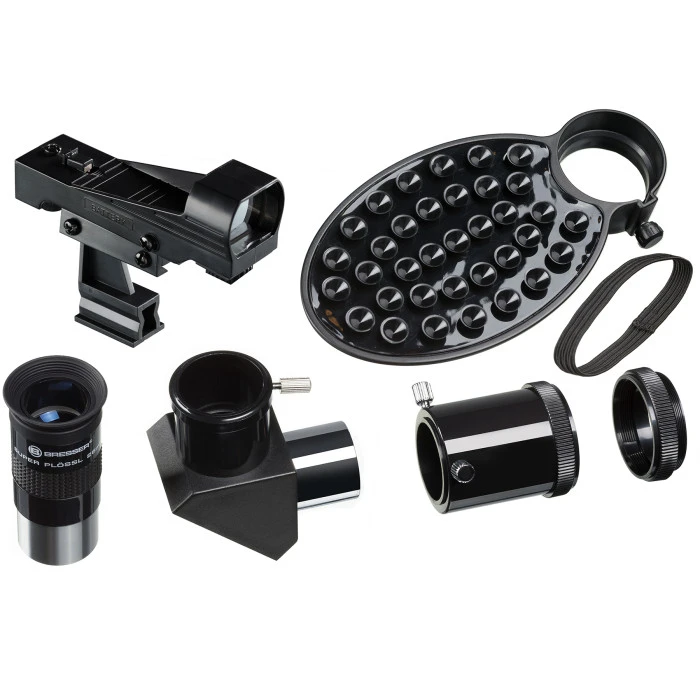 Телескоп Bresser Nano AR-80/640 AZ с солнечным фильтром и адаптером для смартфона (4580640)