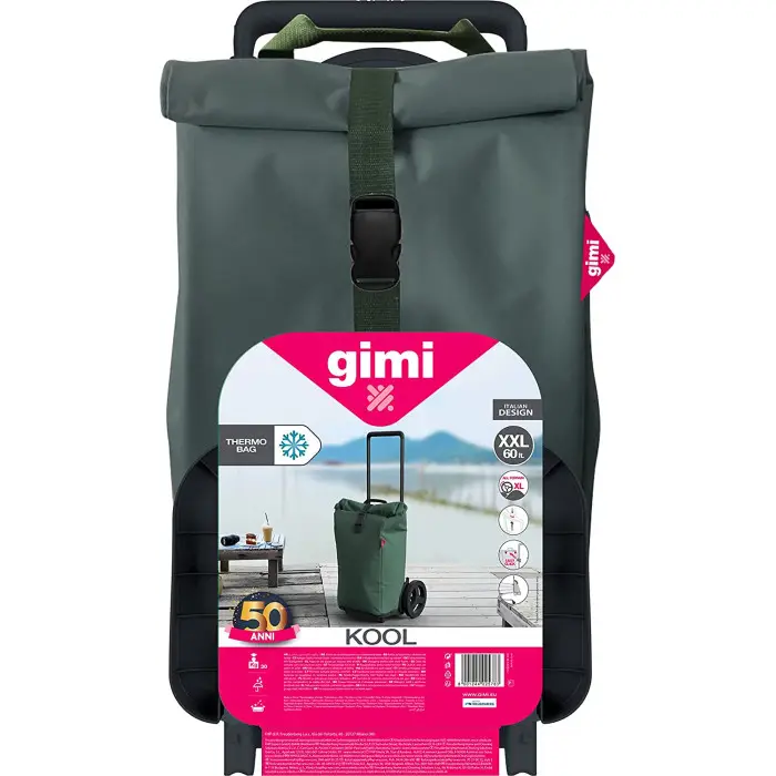 Сумка-тележка Gimi Kool 60 Green (168421)