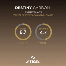 Основа для ракетки Stiga Destiny Carbon Cybershape Master (1600-2602-35)