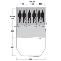 Палатка Outwell Norwood 6 Green (111214)