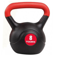 Гиря виниловая Toorx PVC 8 кг Black/Orange (KRP-8)