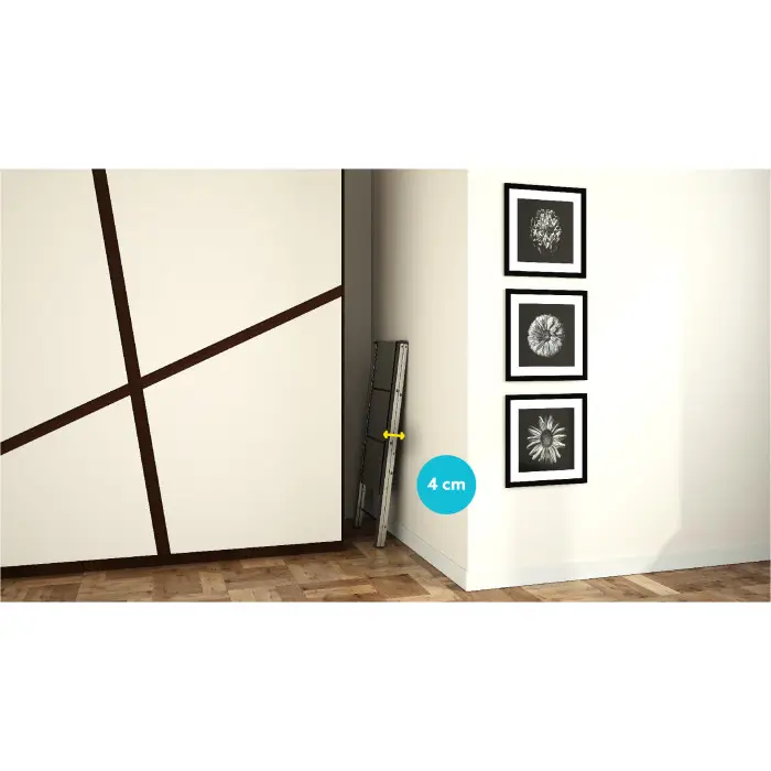 Драбина Colombo Leonardo Black 3 щаблі (G300A03W)