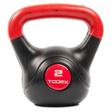 Гиря виниловая Toorx PVC 2 кг Black/Orange (KRP-2)