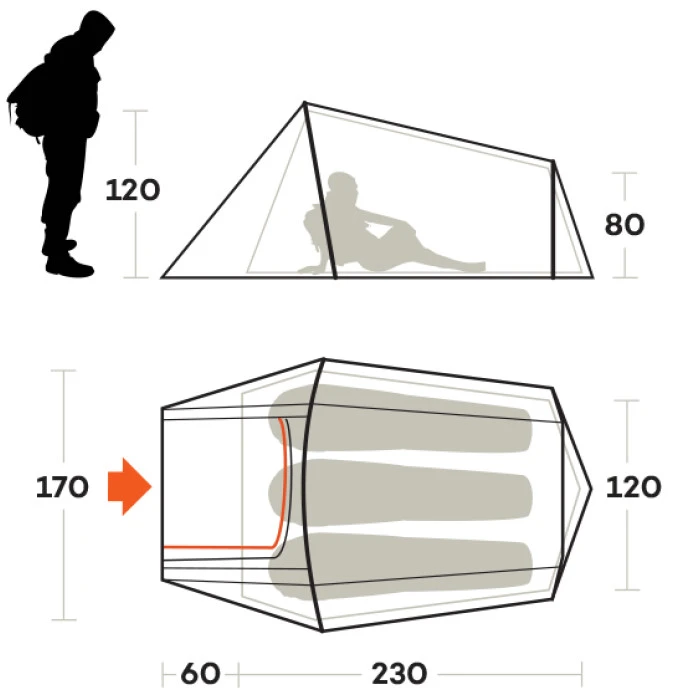 Намет Ferrino Sling 3 Green (91036MVV)