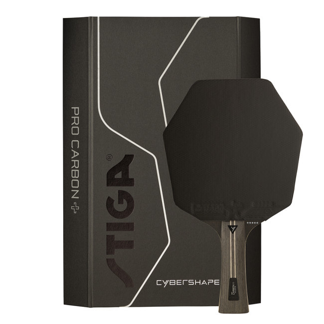 Ракетка для настольного тенниса Stiga Pro Carbon Plus Cybershape 5 Star FL (1215-0401-35)