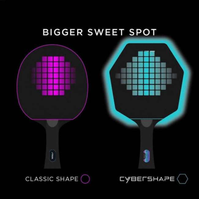 Ракетка для настольного тенниса Stiga Pro Carbon Plus Cybershape 5 Star FL (1215-0401-35)