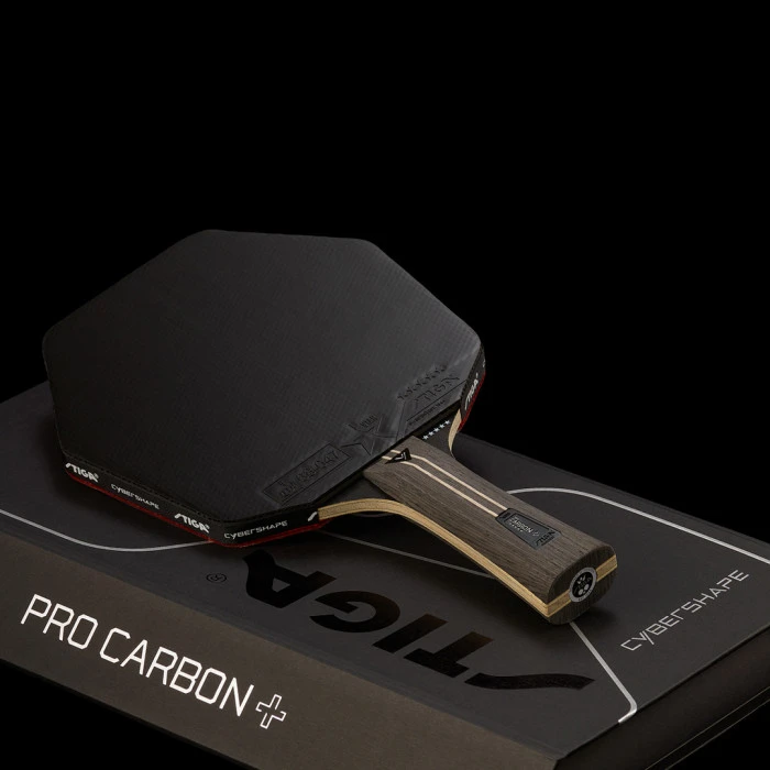 Ракетка для настільного тенісу Stiga Pro Carbon Plus Cybershape 5 Star FL (1215-0401-35)