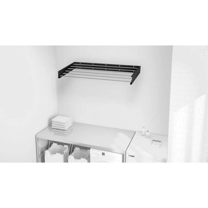 Сушарка для білизни настінна Colombo Ghost Black (SP100B)