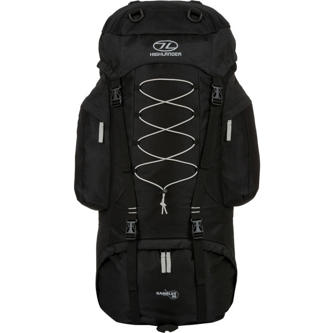 Туристический рюкзак Highlander Rambler 88 Black/Silver (RAM088-BK.SR)