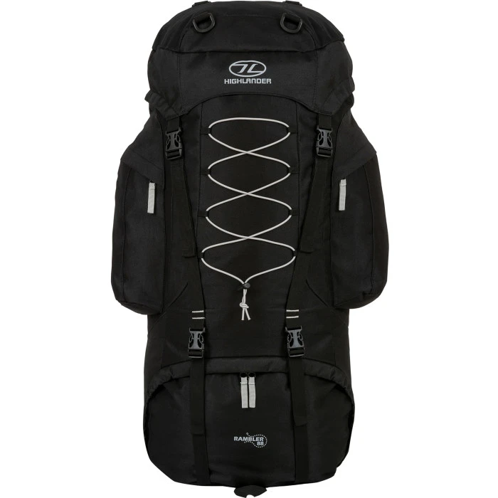 Туристический рюкзак Highlander Rambler 88 Black/Silver (RAM088-BK.SR)