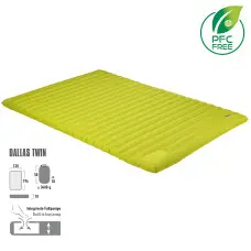 Надувной коврик High Peak Dallas Twin 10 cm Citronelle (41033)