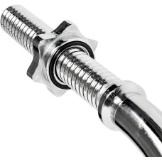 Гриф для штанги Toorx W-образный 120 см 25 мм с винтовыми замками (BCV-120)