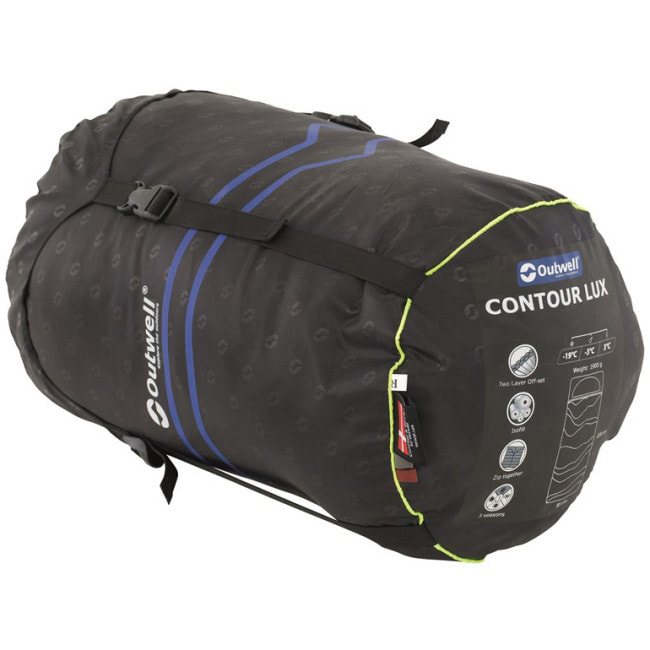 Спальный мешок Outwell Contour Lux Reversible/-3°C Red Left (230367)