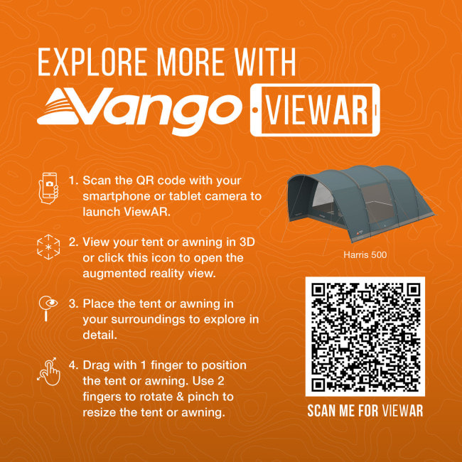 Палатка пятиместная Vango Harris 500 Mineral Green (TETHARRIS000002)