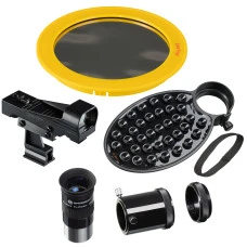 Телескоп Bresser Nano NT-114/500 AZ с солнечным фильтром и адаптером для смартфона (4514500)