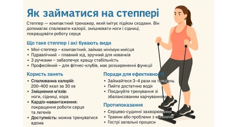 Як займатися на степпері: повний гід, програми, техніка, поради